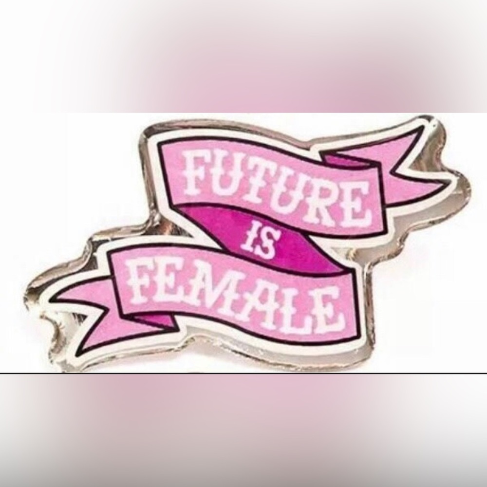 Future is Female Enamel Pin